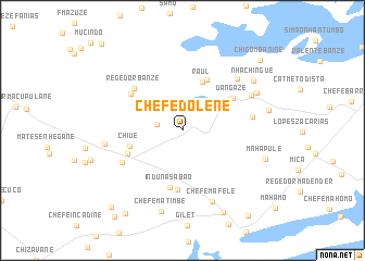 map of Chefe Dolene