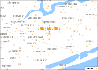 map of Chefe Dunhe