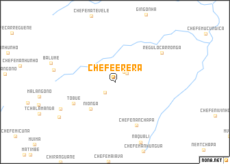 map of Chefe Erera