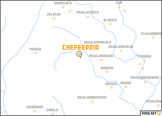 map of Chefe Erria