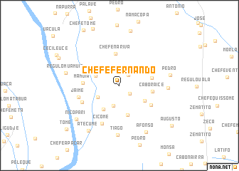 map of Chefe Fernando