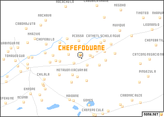 map of Chefe Foduane