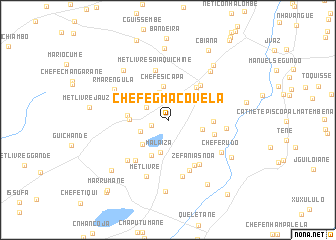 map of Chefe G. Macovela