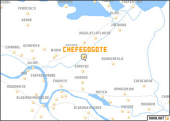 map of Chefe Gogote