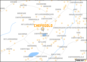 map of Chefe Golo