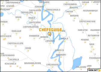 map of Chefe Guide