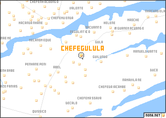map of Chefe Gulula