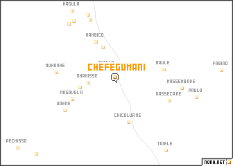 map of Chefe Gumani