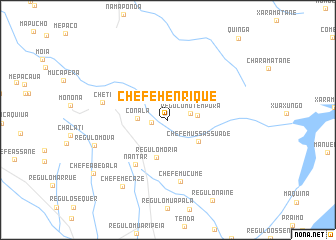 map of Chefe Henrique