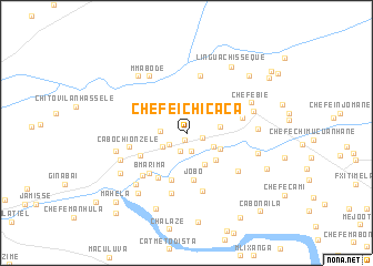 map of Chefe Ichicaca