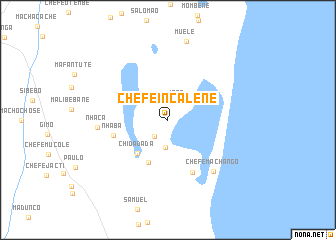 map of Chefe Incalene