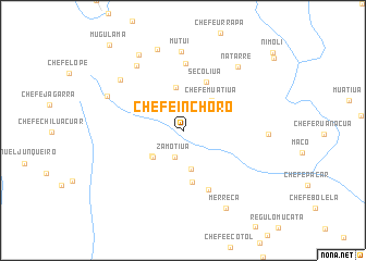map of Chefe Inchoro