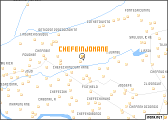 map of Chefe Injomane
