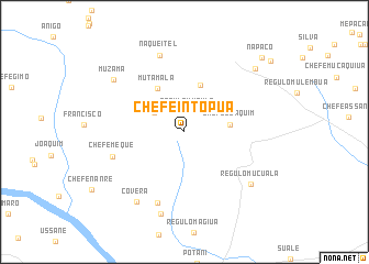 map of Chefe Intopua