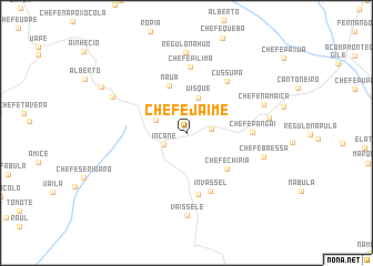 map of Chefe Jaime