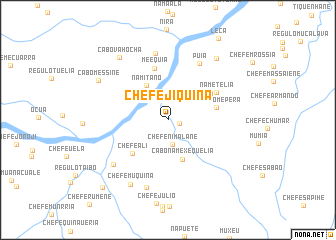 map of Chefe Jiquina