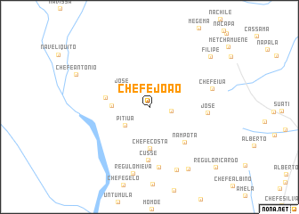 map of Chefe João