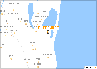 map of Chefe Joge