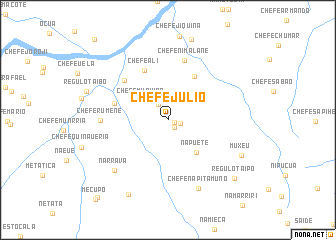 map of Chefe Júlio
