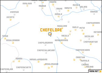 map of Chefe Lope