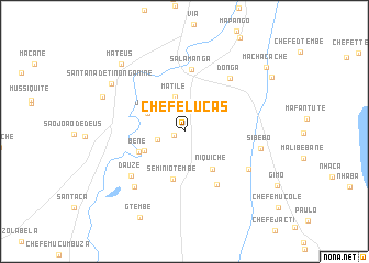 map of Chefe Lucas