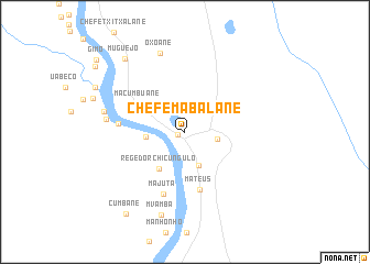 map of Chefe Mabalane
