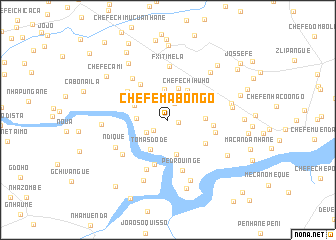 map of Chefe Mabongo
