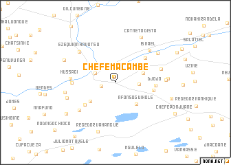 map of Chefe Macambe