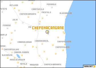 map of Chefe Macangane
