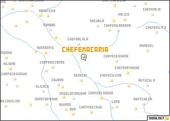 map of Chefe Macaria