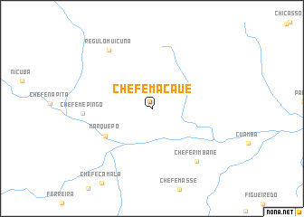 map of Chefe Macaué