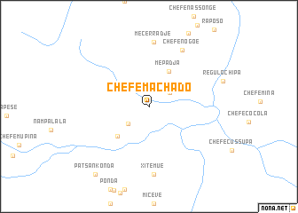 map of Chefe Machado