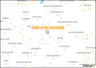 map of Chefe Machingane