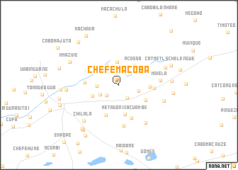 map of Chefe Macoba