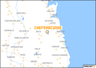 map of Chefe Macunhe