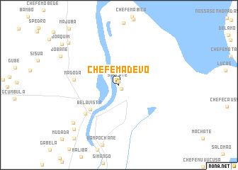 map of Chefe Madevo