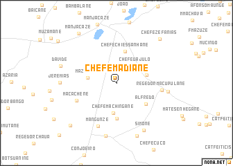 map of Chefe Madiane