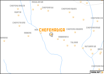 map of Chefe Madiga