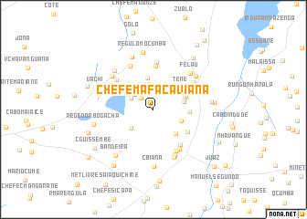 map of Chefe Mafacaviana