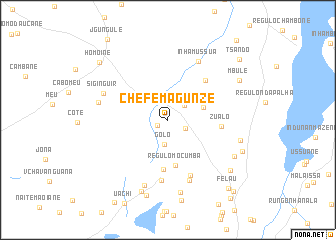 map of Chefe Magunze