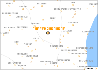 map of Chefe Mahanuane