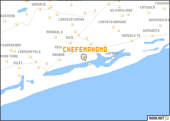 map of Chefe Mahomo