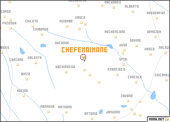 map of Chefe Maimane