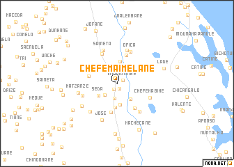 map of Chefe Maimelane