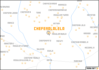 map of Chefe Malalela