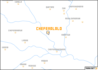 map of Chefe Malalo