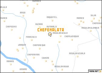 map of Chefe Malata