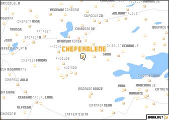 map of Chefe Malene