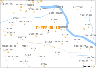 map of Chefe Malito