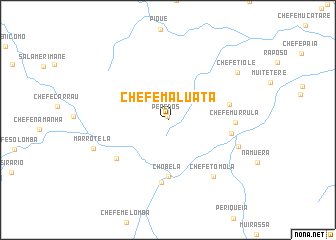 map of Chefe Maluata